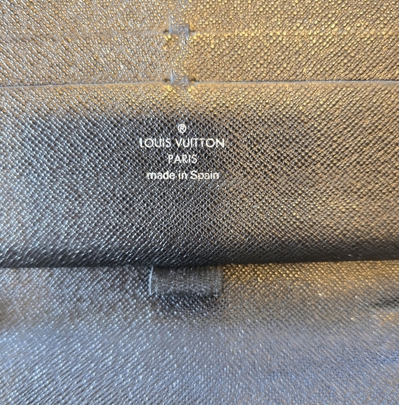 Louis Vuitton Black Gray Graphite Damier Zippy Large Organizer Wallet - Picture 7 of 14